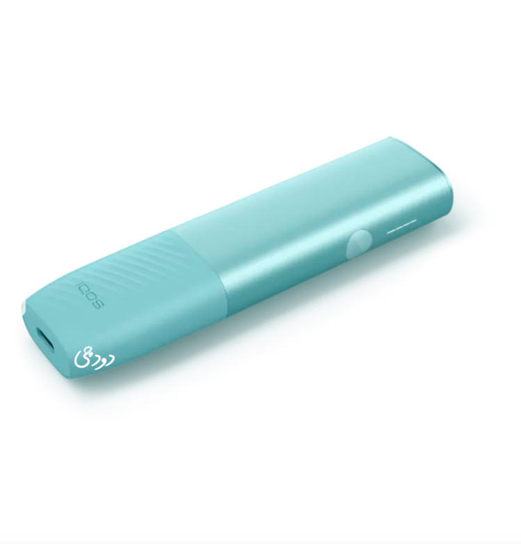 دستگاه IQOS ILUMA ONE i رنگ آبی – نمای جانبی