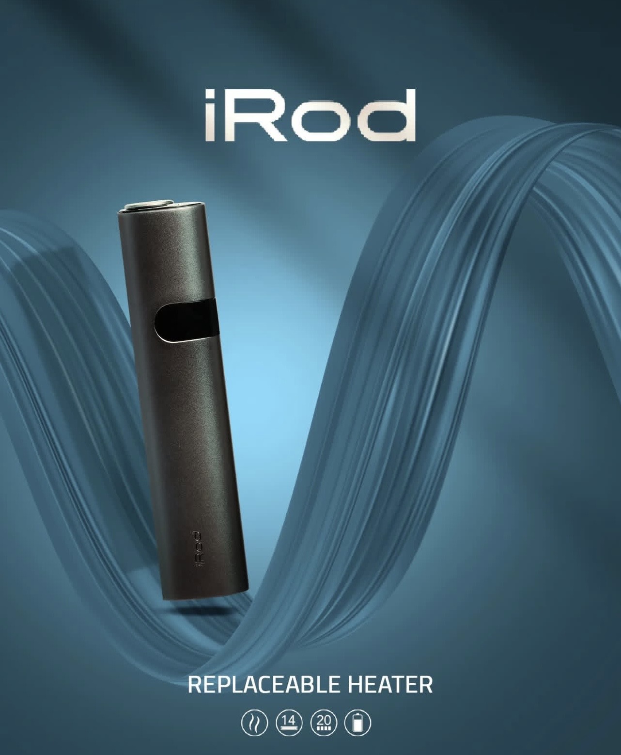 دستگاه آیرود iRod مشکی با هیتر قابل تعویض